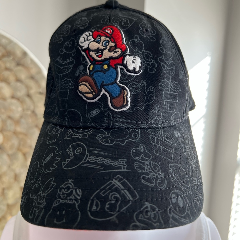 Mario Bros. Kids Fitted Baseball‎ Cap Hat